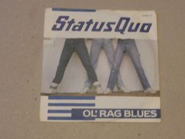 Single brit. Rock Hardrock Band Status Quo 1983 Ol`Rag Blues